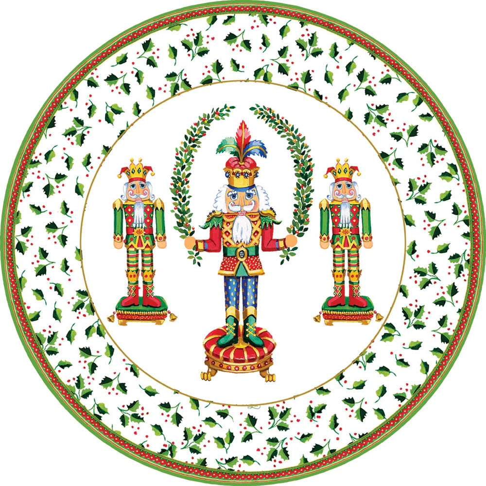 Caspari Nutcracker Christmas Paper Placemats