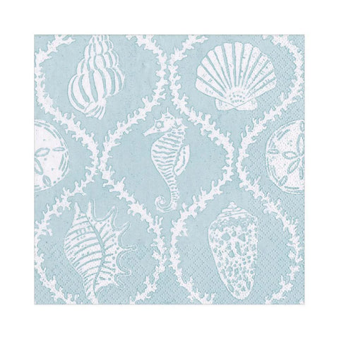 Caspari Luncheon Napkin Seychelles Blue