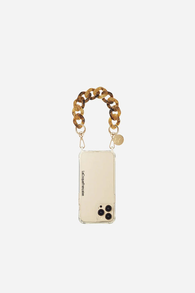 Gianna Tortoiseshell Short Phone Chain 30cm