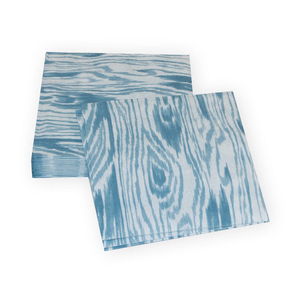 Caspari Lunch Napkin Stoneblue Woodgrain
