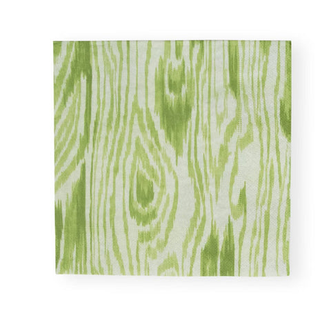 Caspari Cocktail Napkin Mossgreen Woodgrain
