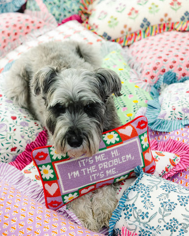 Furbish It's Me Needlepoint Pillow