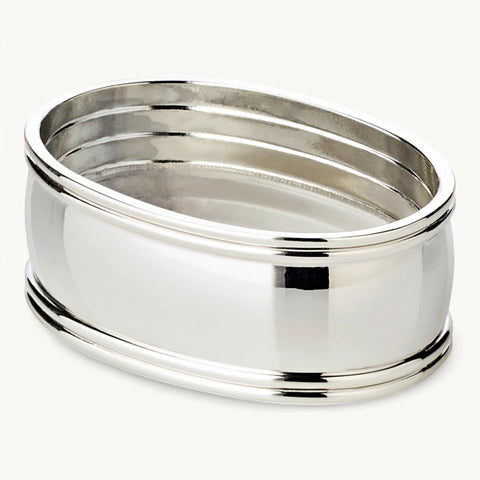 Edzard - Thread Oval Napkin Rings (Set of 4)