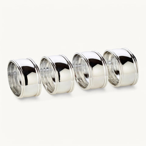 Edzard - Thread Oval Napkin Rings (Set of 4)