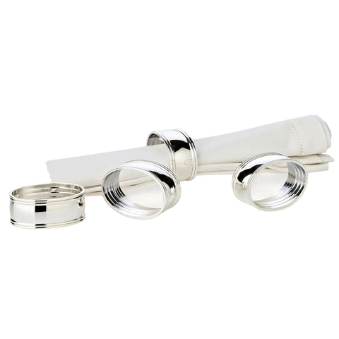 Edzard - Thread Oval Napkin Rings (Set of 4)