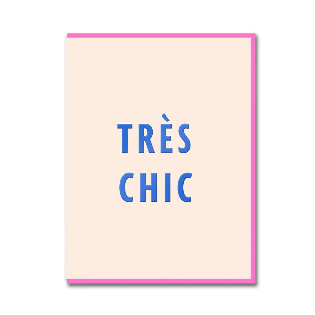 French Twist Très Chic Greeting Card