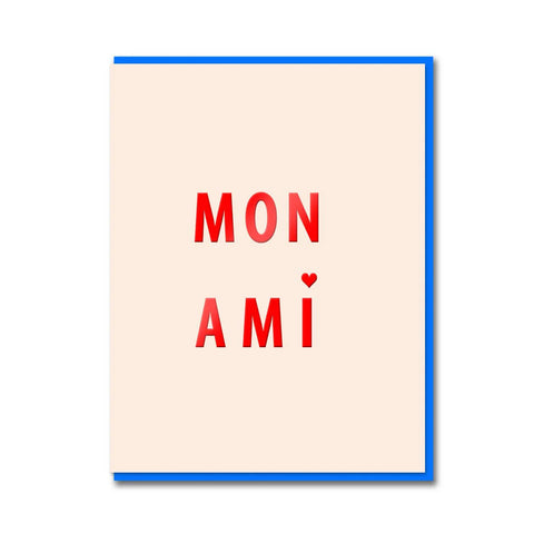 French Twist Mon Ami Greeting Card
