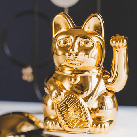 Donkey Lucky Cat Classic Shiny Gold