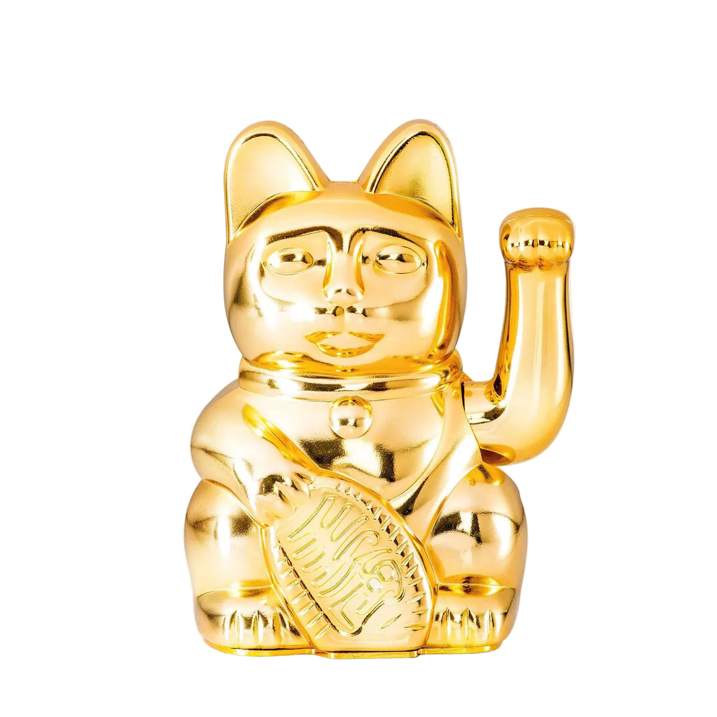 Donkey Lucky Cat Glossy Gold