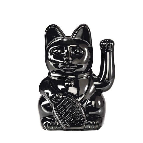 Donkey Lucky Cat Glossy Black