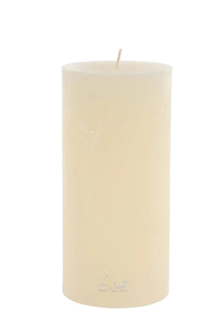 Rasteli - Luz Your Senses Rustic - Rustic Cilinder Candle In White Asparagus