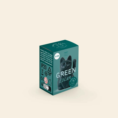Donkey Lucky Cat Mini Solar Green