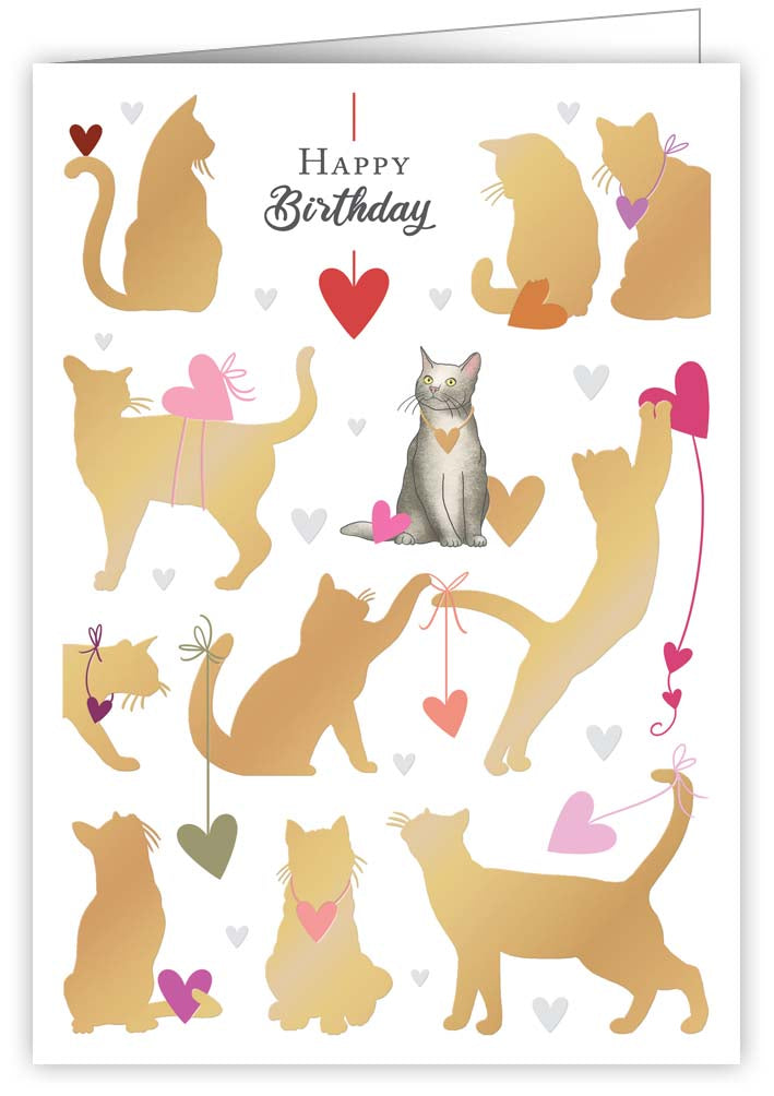 ACTE - Happy Birthday (Cats) Greeting Card