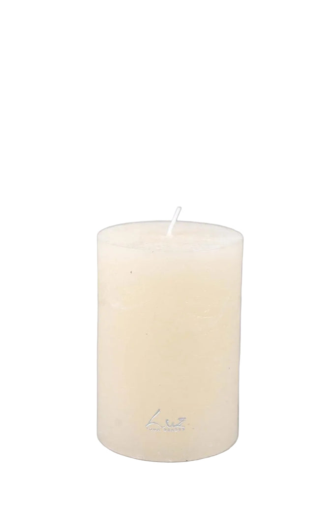 Rasteli - Luz Your Senses Rustic - Cylindrical Candle in White Asparagus