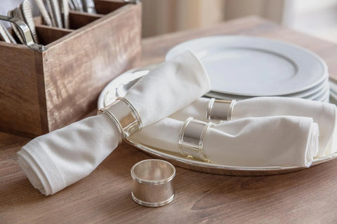 Edzard - Madrid Set of 6 Napkin Rings (Diameter 4 cm)