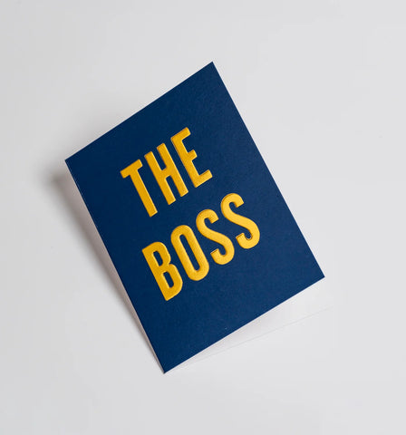 Kelly Hyatt The Boss Bold Mini Card