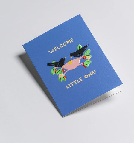 Naomi Wilkinson Nest Welcome Little One Mini Card