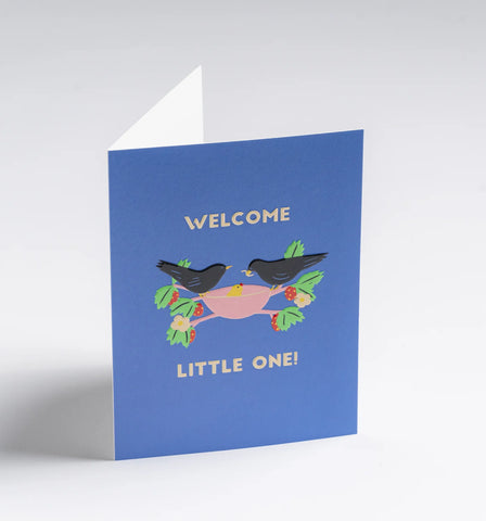 Naomi Wilkinson Nest Welcome Little One Mini Card