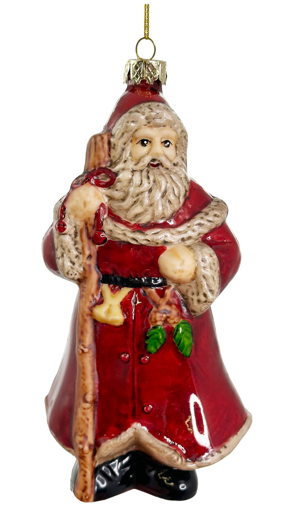Stick Glass Santa