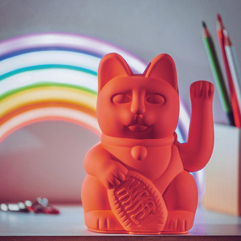 Donkey Classic Lucky Cat Neon Orange