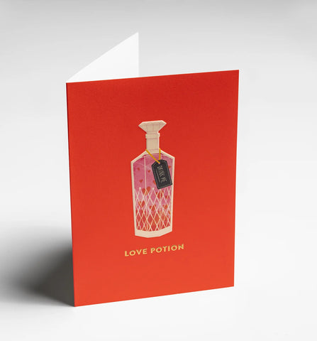 Ruby Taylor Love Potion Illustrative Greeting Card