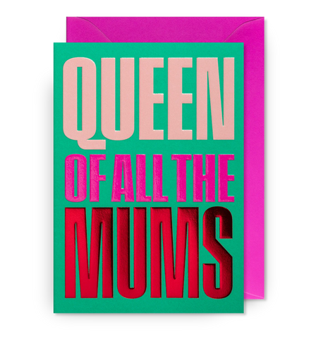 Miso Queen of All the Mums Greeting Card