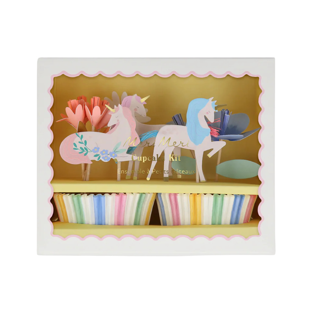 Meri Meri Meadow Unicorns Cupcake Kit