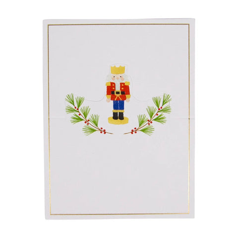 Caspari Little Nutcracker Foil Place Card (Set of 8)