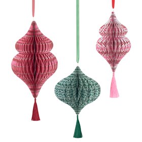 Meri Meri x Molly Mahon Large Paper Honeycomb Decorations (x 3)