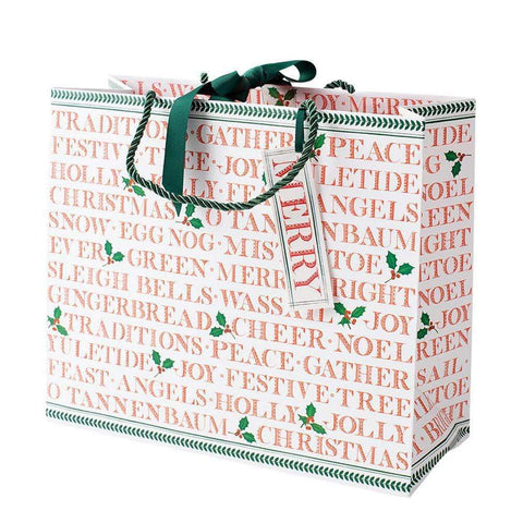 Caspari Yuletide Cheer Gift Bag