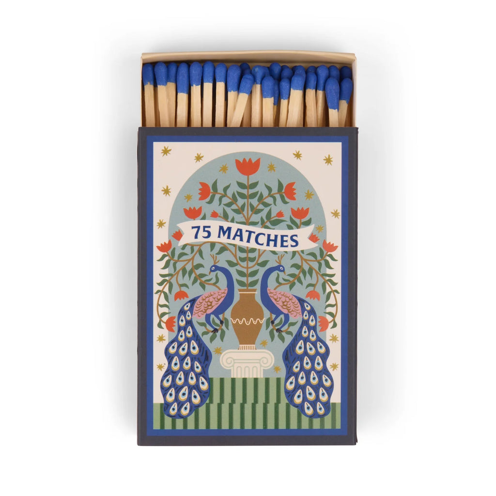 Paddywax A Dopo Peacock Boxed Matches (75 pcs)