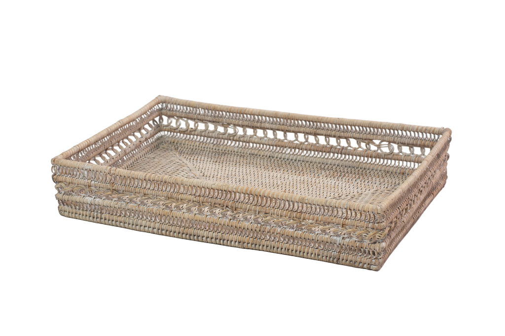 Rattan Rectangular Tray
