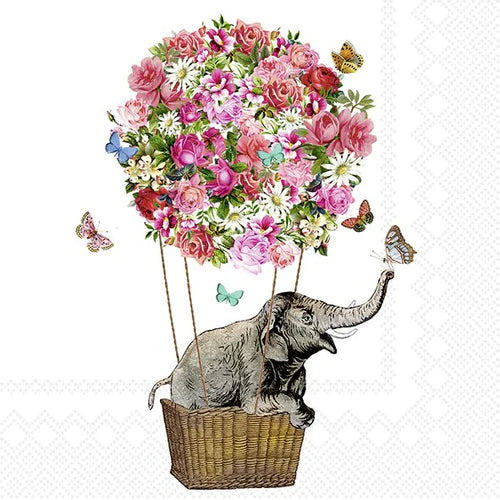 Cocktail Napkin Elephant