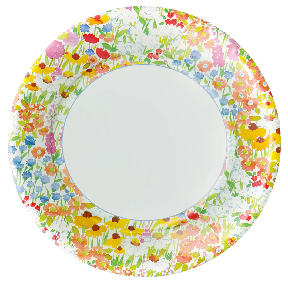 Caspari Primavera Luxury Paper Plates