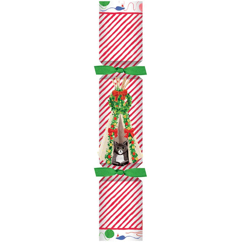 Caspari Cat Christmas Teepee Pet Favour