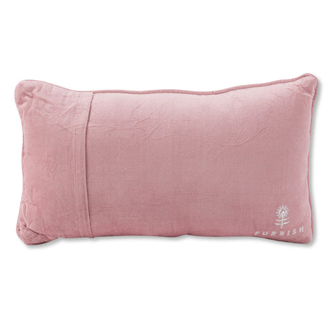 Furbish Too Much Needlepoint Pillow