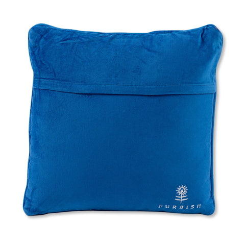 Furbish Overthink Needlepoint Pillow