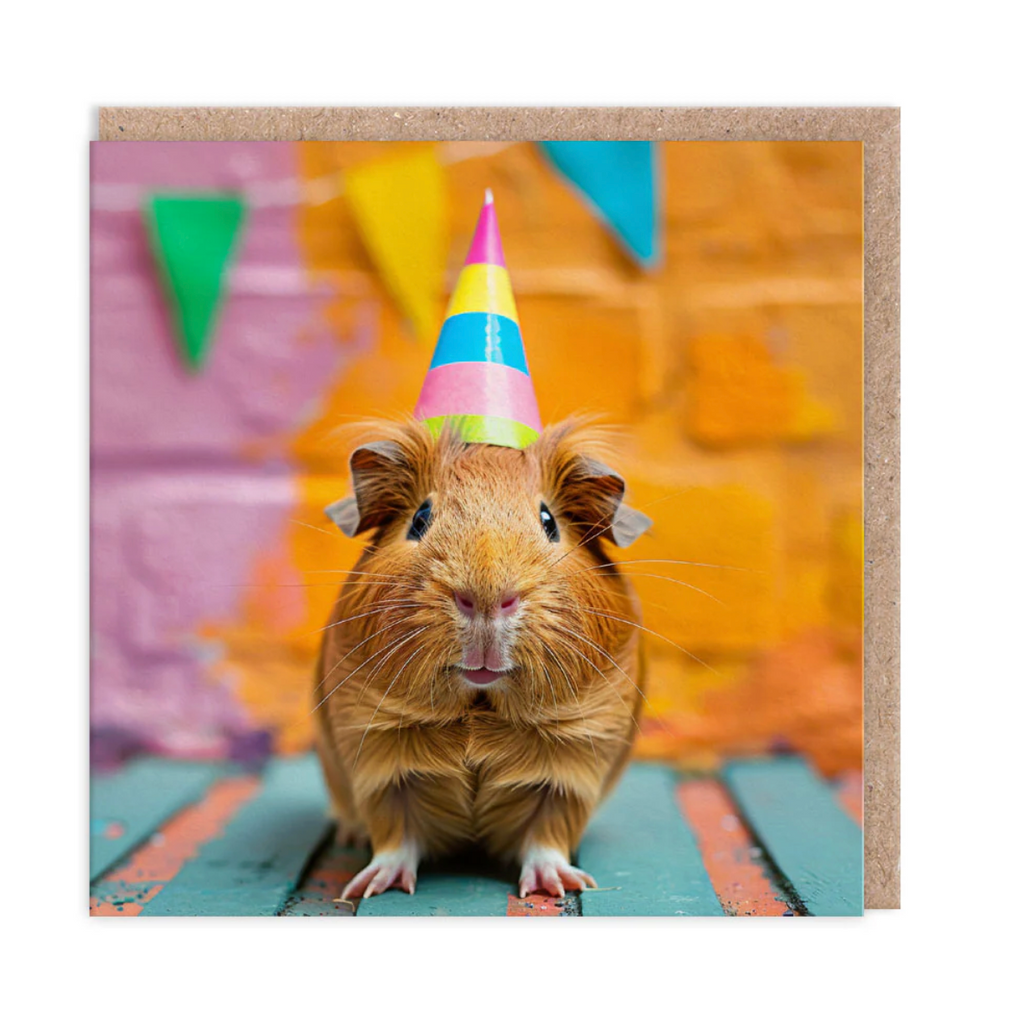 Guinea Pig Birthday Card