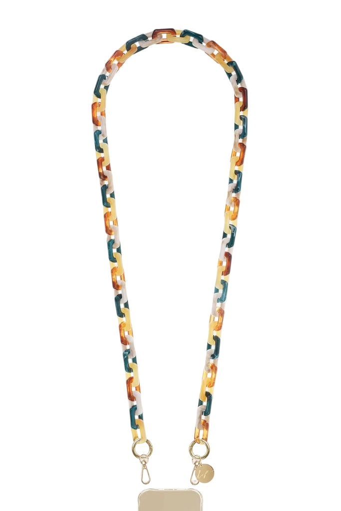 La Coque Francaise - Emmy Long Brown Chain 120cm