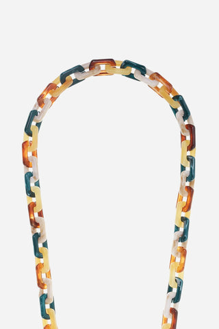 La Coque Francaise - Emmy Long Brown Chain 120cm