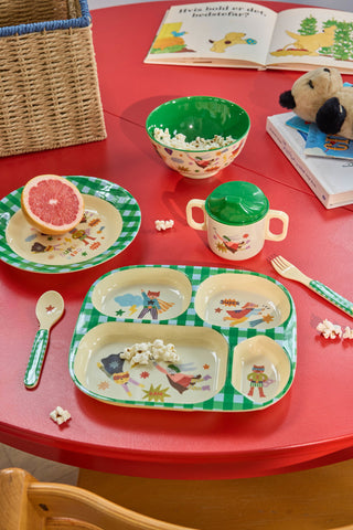 Rice Hero Melamine Baby Dinner Set in Gift Box