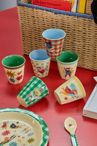 Rice Hero Kids Melamine Cups 160ml - Set of 6