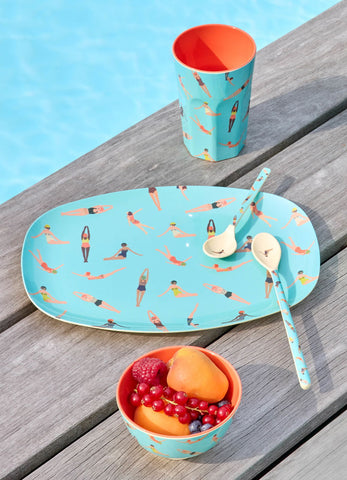 Rice Large Rectangular Dinner Plate
