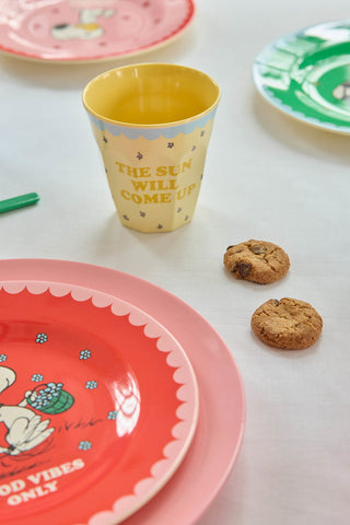 Rice Snoopy Print Melamine Medium Cup 250ml