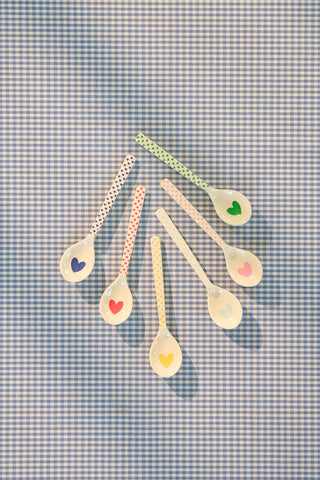 Rice Teaspoons (Favorite Hearts) (Set of 6)