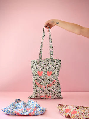 Flower Cotton Tote Bag
