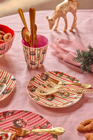 Rice Sweet Forest Print Cream Melamine Medium Bowl 700ml