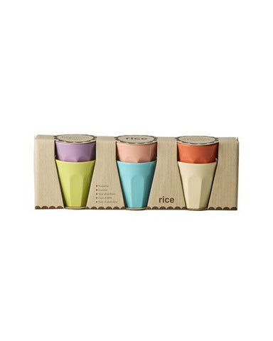 Rice Melamine Espresso Cups 90ml - Set of 6