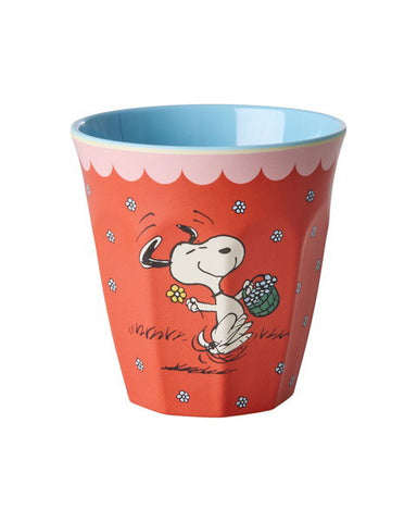 Rice Snoopy Print Melamine Medium Cup 250ml