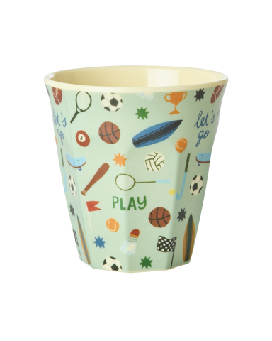 Rice Sports Print Melamine Medium Cup 250ml
